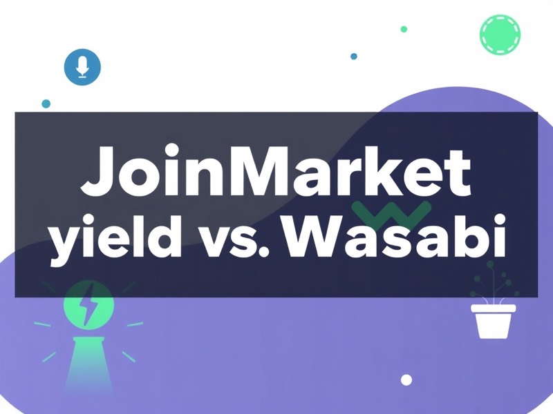 JoinMarket Yield vs Wasabi Fee: A Comprehensive Analysis for Tumbler Users
